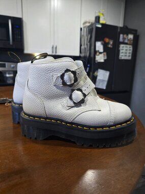 Dr. Martens Devon Flower Platform Boots